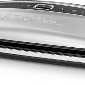 FoodSaver Machine sous Vide avec Compartiment de Rangement pour Rouleau et Cutter | Inclus Accessoires et Sacs de Mise sous Vide Assortis (FFS015X)