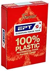 Fournier EPT European Poker Tour Plastic Professional Poker Playing Cards New (Blue Or Red)